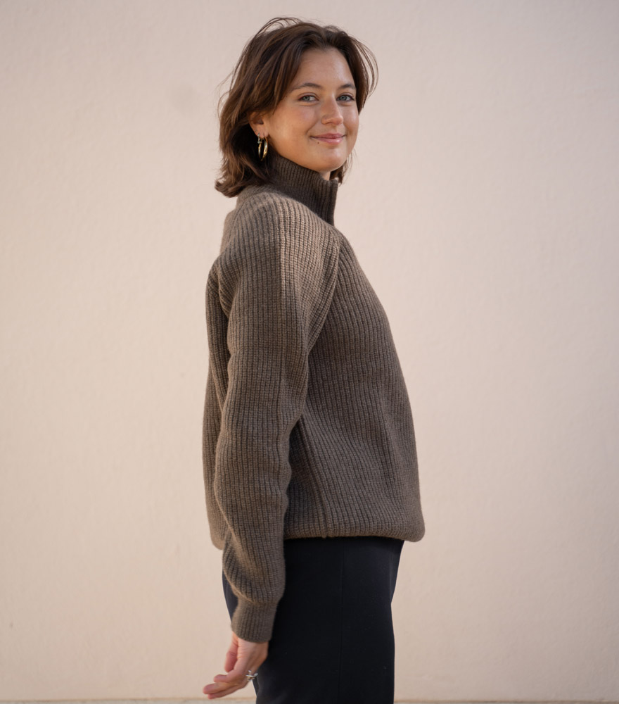 Troyer made from 100 yak wool yak brown steppenstrolch